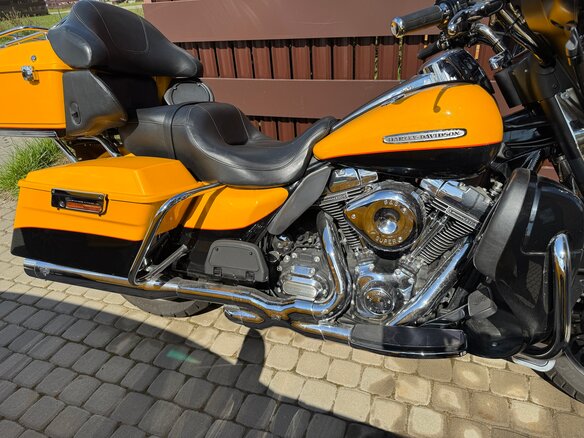2013 Harley-Davidson Electra Glide, оранжевый, 1650000 рублей - вид 8
