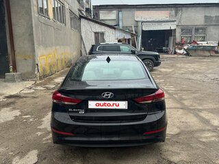 2018 Hyundai Elantra VI (AD), чёрный, 1200000 рублей, вид 3