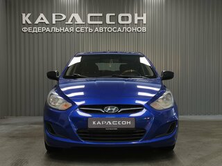 2012 Hyundai Solaris I, синий, 610000 рублей, вид 3