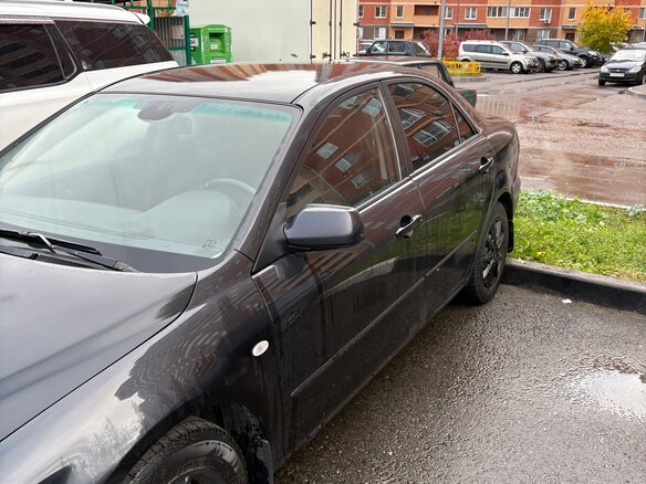 2006 Mazda 6 I (GG) Рестайлинг, чёрный, 450000 рублей - вид 1