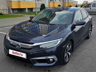 2016 Honda Civic X, голубой, 1790000 рублей, вид 2