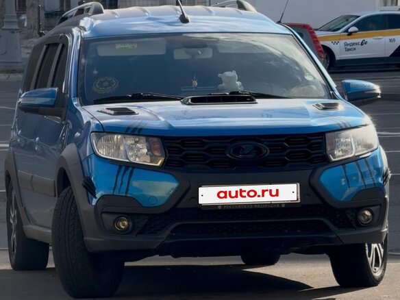 2021 Lada (ВАЗ) Largus Cross I Рестайлинг, синий, 1150000 рублей - вид 1