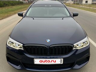 2017 BMW 5 серии 530d VII (G30/G31/G38), синий, 2700000 рублей, вид 4