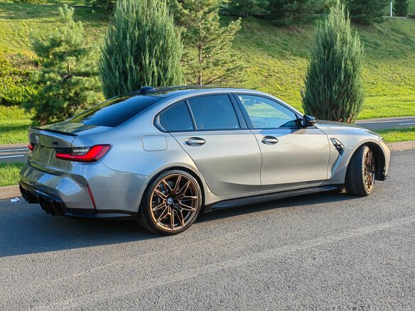 2022 BMW M3 Competition Package VI (G80), серый, 11990000 рублей - вид 14