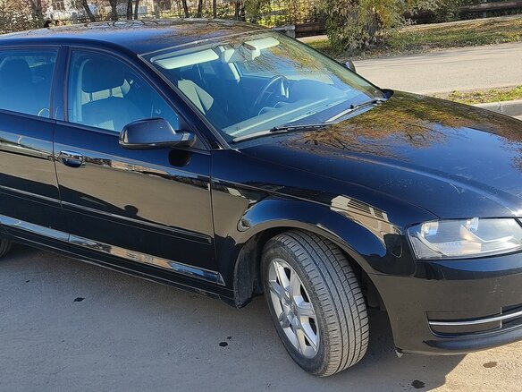 2012 Audi A3 II (8P) Рестайлинг 2, чёрный, 850000 рублей