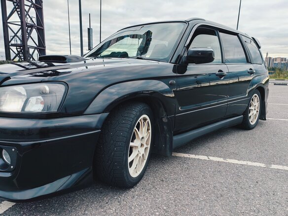 2002 Subaru Forester II, чёрный, 850000 рублей - вид 6
