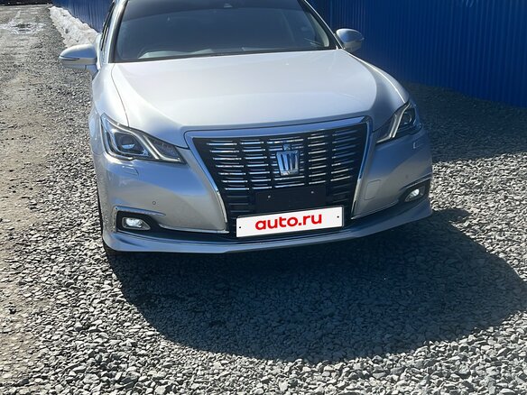 2017 Toyota Crown XIV (S210) Рестайлинг, серебристый, 2650000 рублей - вид 7