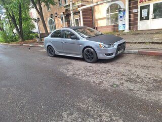 2007 Mitsubishi Lancer X, серебристый, 355000 рублей, вид 2