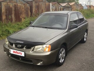 2002 Hyundai Accent II, серый, 219000 рублей, вид 3