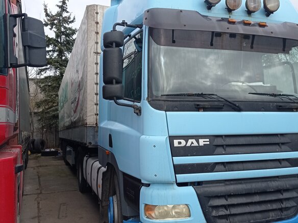 2002 DAF CF-series, голубой, 900000 рублей - вид 2