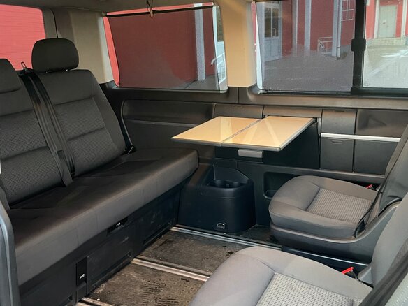 2008 Volkswagen Multivan T5, серый, 1250000 рублей - вид 12