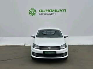 2018 Volkswagen Polo V Рестайлинг, белый, 1315000 рублей, вид 2
