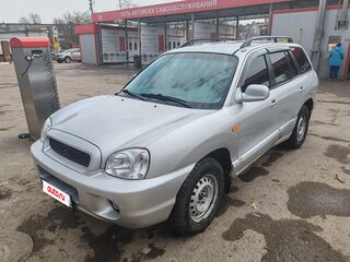2002 Hyundai Santa Fe I, серебристый, 550000 рублей, вид 1