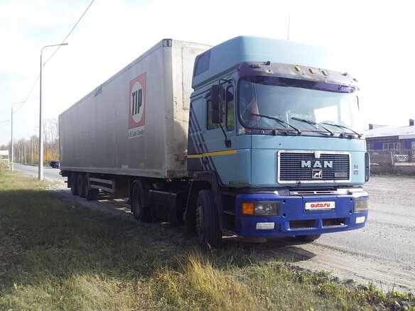 1995 MAN F 2000, синий, 900000 рублей - вид 1