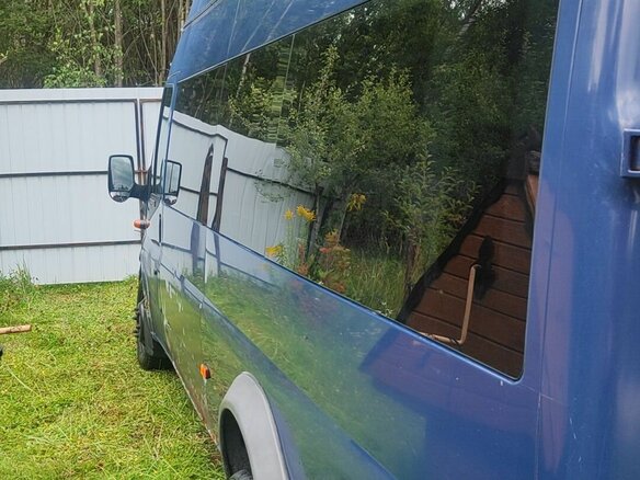 2009 Ford Transit, синий, 1300000 рублей - вид 6