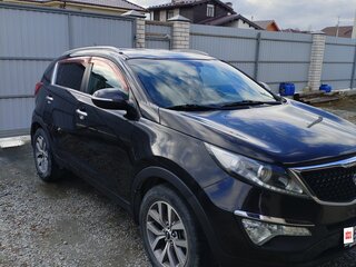 2014 Kia Sportage III Рестайлинг, чёрный, 1470000 рублей, вид 2