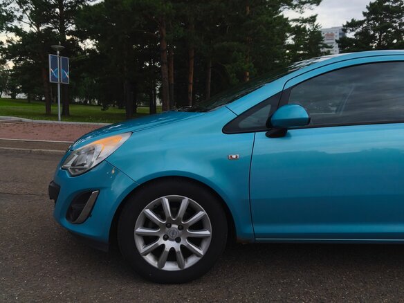 2011 Opel Corsa D Рестайлинг I, голубой, 680000 рублей - вид 3