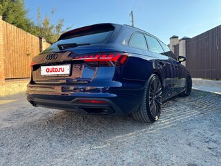2020 Audi A4 35 TFSI V (B9) Рестайлинг, синий, 3420000 рублей, вид 4