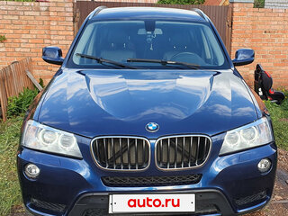 2012 BMW X3 20d xDrive II (F25), синий, 1850000 рублей, вид 1