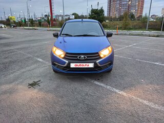 2021 Lada (ВАЗ) Granta I Рестайлинг, синий, 650000 рублей, вид 2