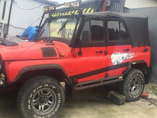1996 УАЗ 3151 315142, красный, 250000 рублей, вид 2