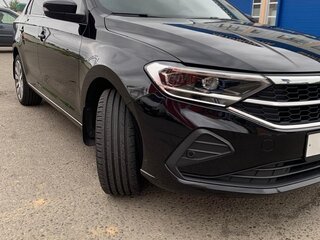 2021 Volkswagen Polo VI, чёрный, 2350000 рублей, вид 3