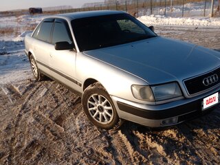 1991 Audi 100 IV (C4), серебристый, 225000 рублей, вид 1