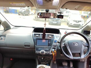 2013 Toyota Prius Alpha I (ZVW40/41), пурпурный, 1150000 рублей, вид 5
