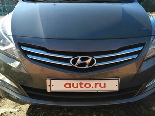 2016 Hyundai Solaris I Рестайлинг, коричневый, 1100000 рублей, вид 4