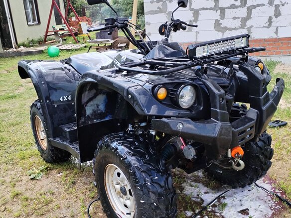 2009 Stels ATV-700H, зелёный, 390000 рублей - вид 1