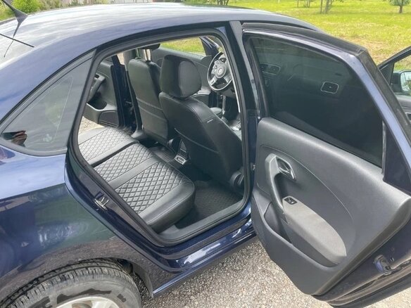 2012 Volkswagen Polo V, синий, 800000 рублей - вид 9