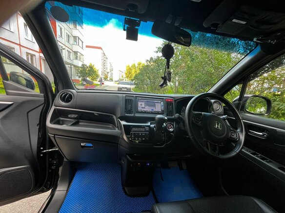 2017 Honda N-WGN I Рестайлинг, чёрный, 920000 рублей - вид 8