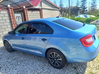 2017 Skoda Rapid I Рестайлинг, синий, 1400000 рублей, вид 3