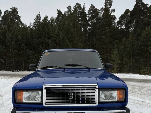 2007 Lada (ВАЗ) 2107, синий, 295000 рублей - вид 5