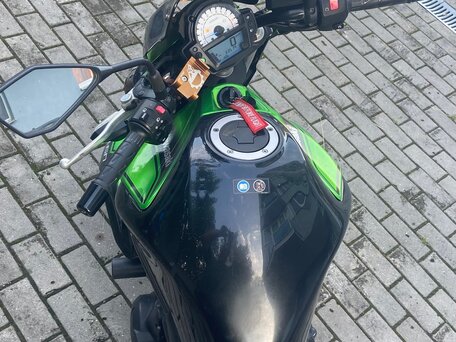 2016 Kawasaki ER-6N, зелёный, 580000 рублей, вид 4