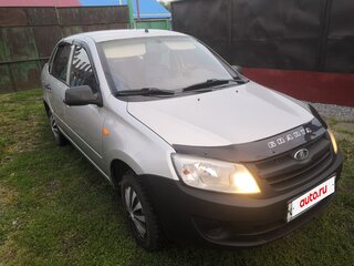2013 Lada (ВАЗ) Granta I, серебристый, 340000 рублей, вид 2