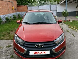 2021 Lada (ВАЗ) Granta I Рестайлинг, красный, 790000 рублей, вид 3