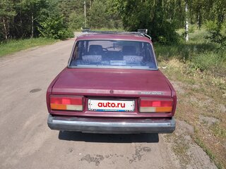 1999 Lada (ВАЗ) 2107, красный, 60000 рублей, вид 2