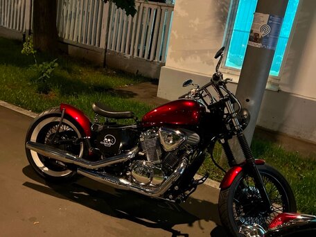 1990 Honda Steed 600, красный, 450000 рублей, вид 2