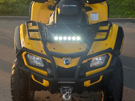 2012 BRP Can-Am Outlander 500, жёлтый, 700000 рублей, вид 2