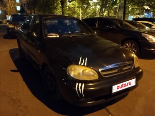 2007 Chevrolet Lanos I, чёрный, 155600 рублей, вид 1