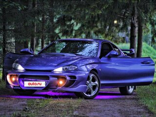 1998 Hyundai Coupe I (RD), фиолетовый, 500000 рублей, вид 1