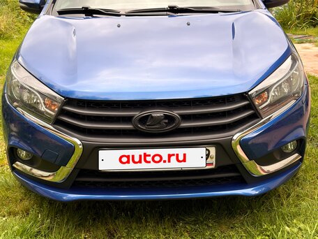 2021 Lada (ВАЗ) Vesta SW I, синий, 1300000 рублей, вид 3
