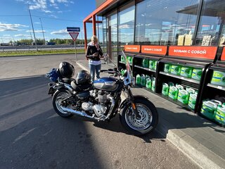 2024 Triumph Bonneville Speedmaster, синий, 2590000 рублей, вид 5