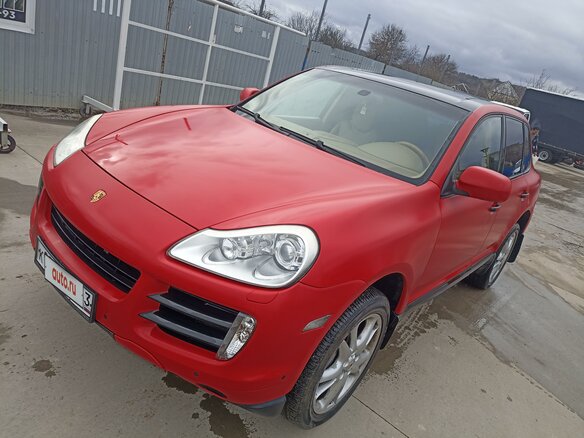 2007 Porsche Cayenne S I Рестайлинг (957), красный, 1450000 рублей - вид 3