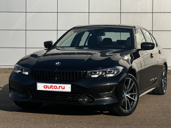 2021 BMW 3 серии 320i VII (G2x), чёрный