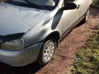 2007 Lada (ВАЗ) Kalina I, серый, 190000 рублей, вид 1