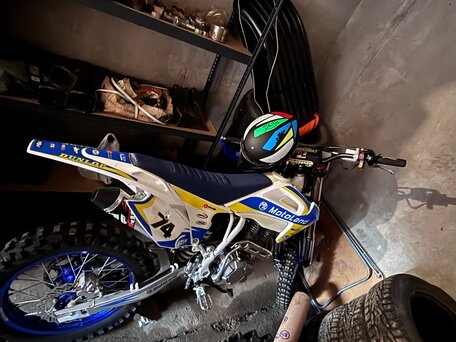 2021 Motoland CRF250 Enduro, синий, 105000 рублей, вид 2