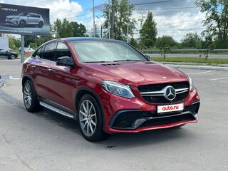 2016 Mercedes-Benz GLE Coupe AMG 63 AMG I (C292), красный, 5950000 рублей, вид 3