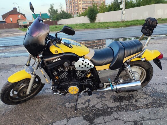 1991 Yamaha V-Max 1200, жёлтый, 380000 рублей - вид 2